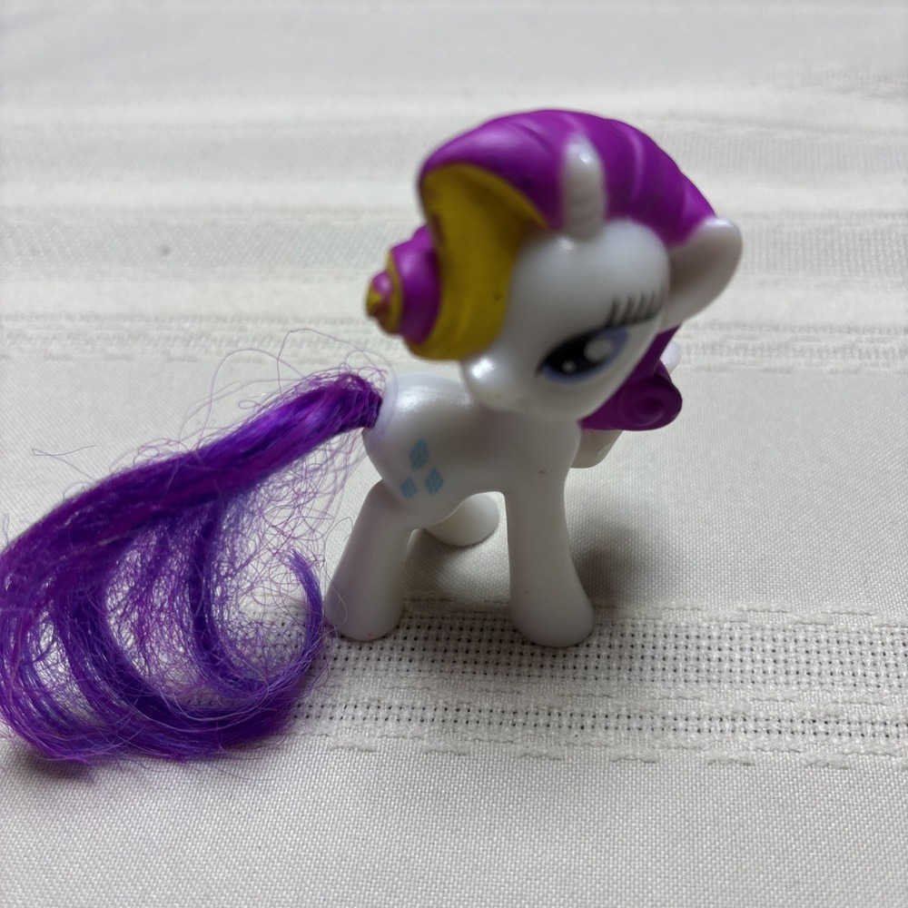 My Little Pony McDonalds "RARITY" 2014 G4 Friendship is Magic 3 inch